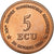 France, Token, 5 Ecu de Colmar, 1994, Copper, MS(63)