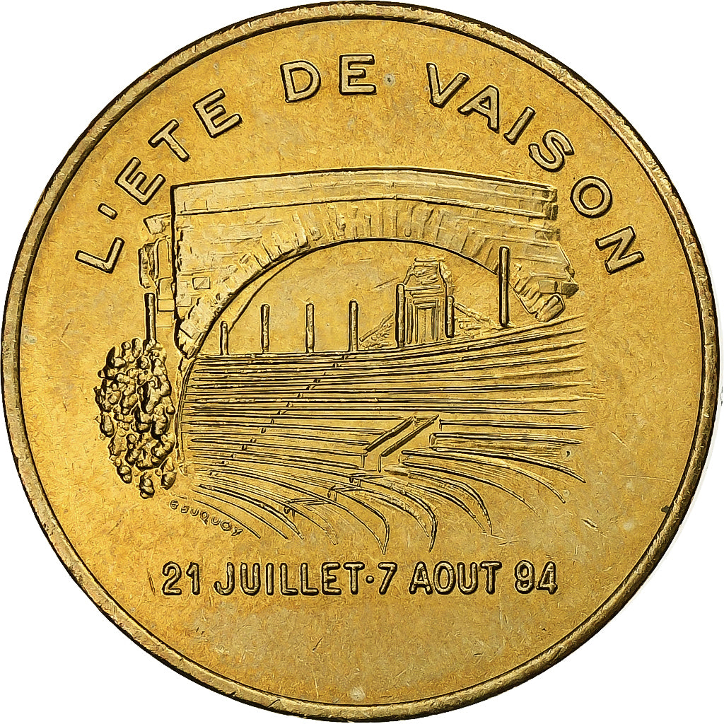 France, Medal, Euros des Villes, Ecu de Vaison la Romaine, 1994