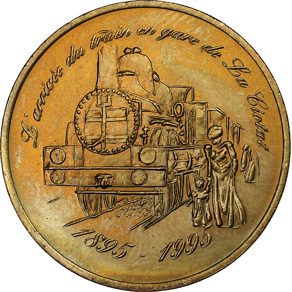 France, Médaille, Euros des Villes, 1 Ecu de la Ciotat, 1995, Cupronickel