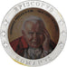 Vaticano, medalha, Le Pape Jean-Paul II, 2005, Cobre Revestido a Prata