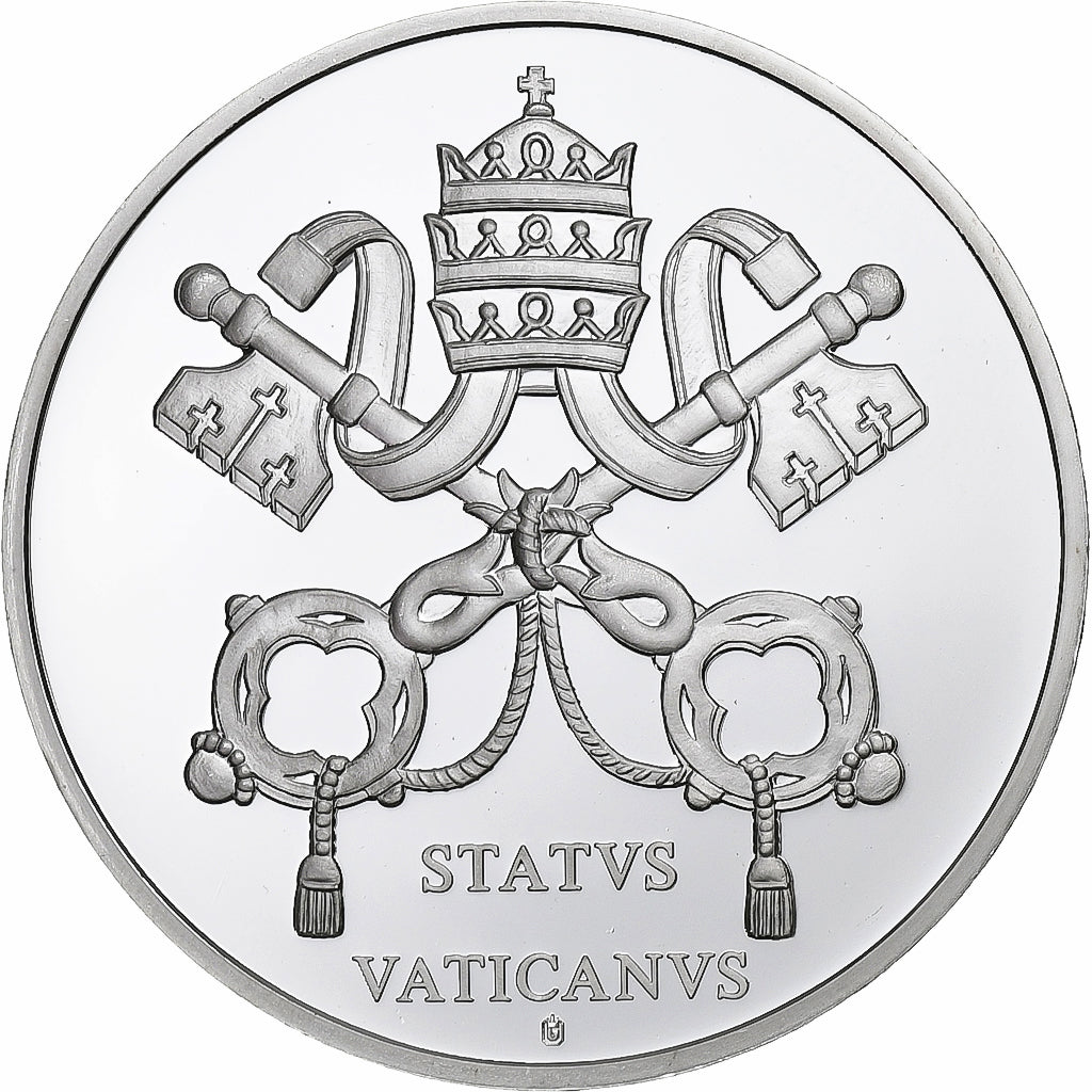 Vaticano, medalha, Le Pape Jean-Paul II, 2005, Cobre Revestido a Prata