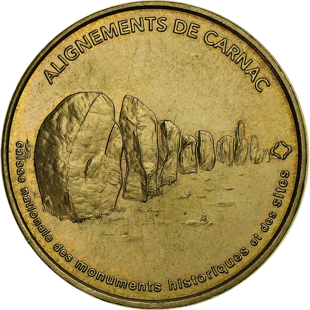 France, Jeton, Carnac - Les alignements n°1, 1998, Cupro-nickel Aluminium, MDP