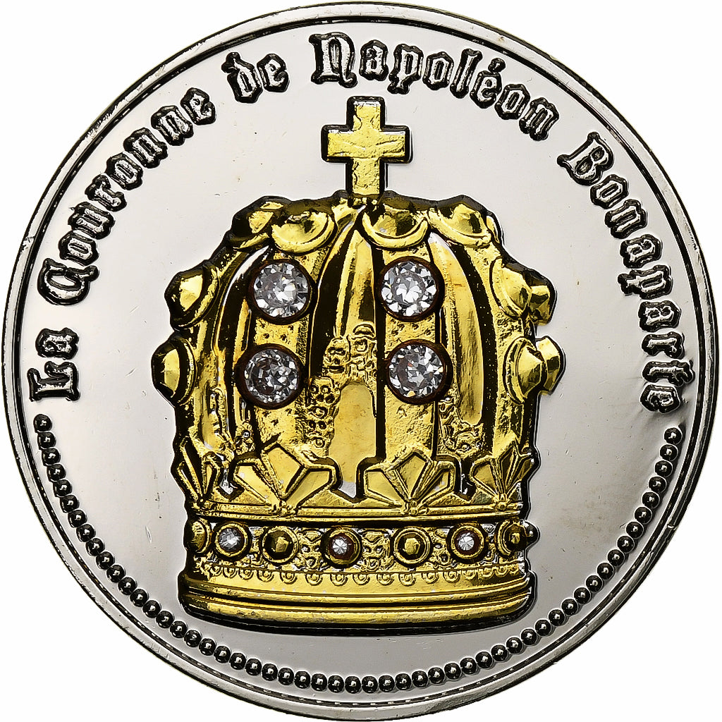 Francia, medaglia, La Couronne de Napoléon Bonaparte, Copper Plated Silver, FDC