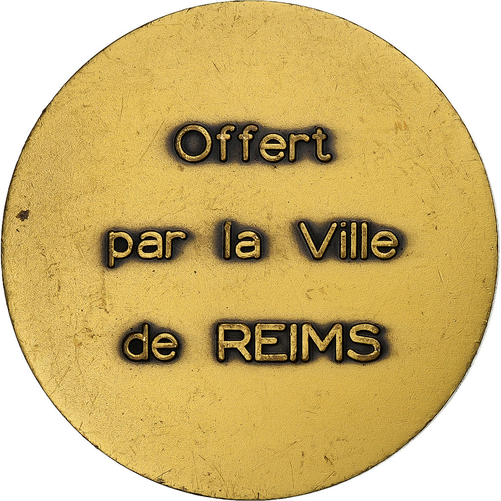 Francia, medalla, Ville de Reims, Bronce, EBC