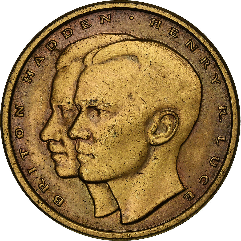 Estados Unidos da América, medalha, 50 Years of Time Magazine, 1973, Latão