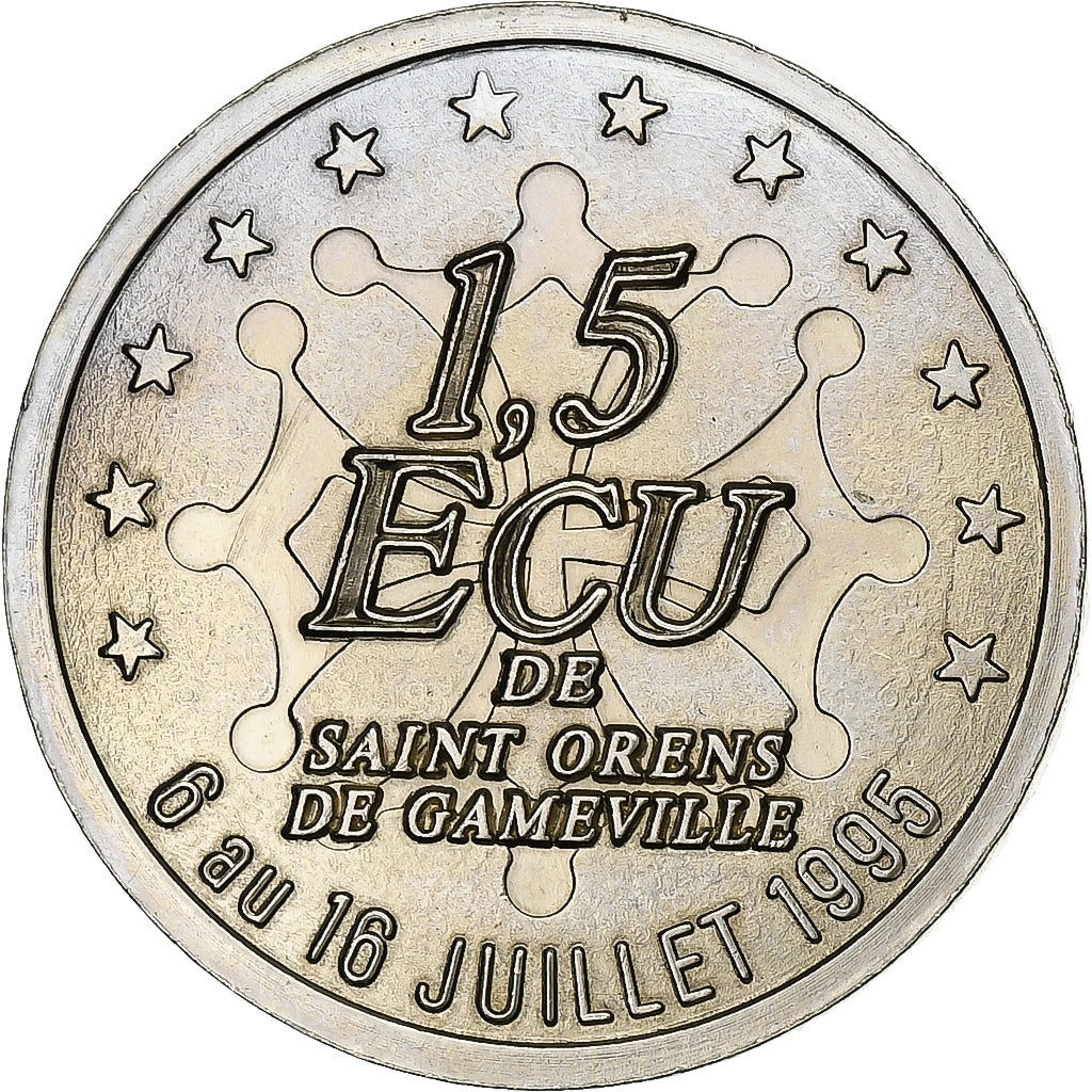 Francia, medaglia, 1,5 Ecu de Saint Orens de Gameville, Nichel, SPL
