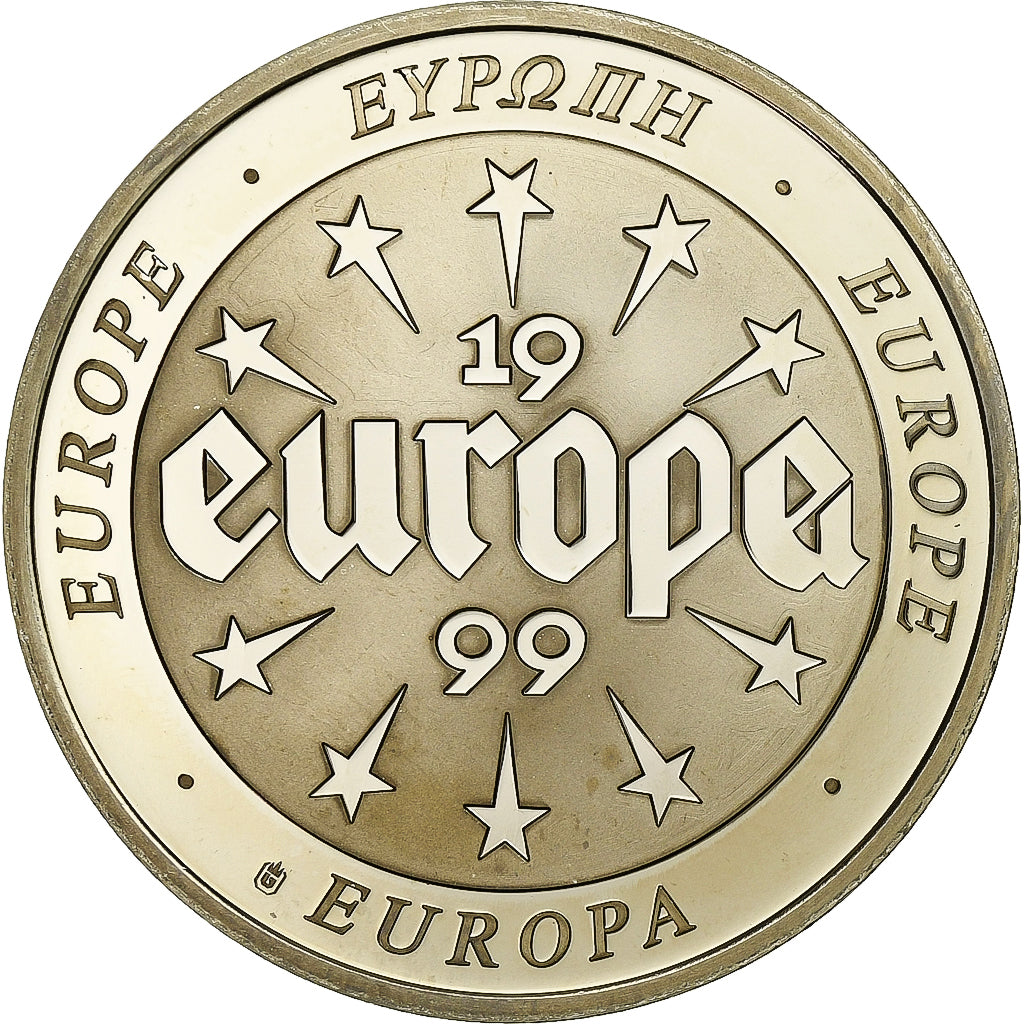 Francia, medaglia, Europa, 1999, Rame-nichel, FDC