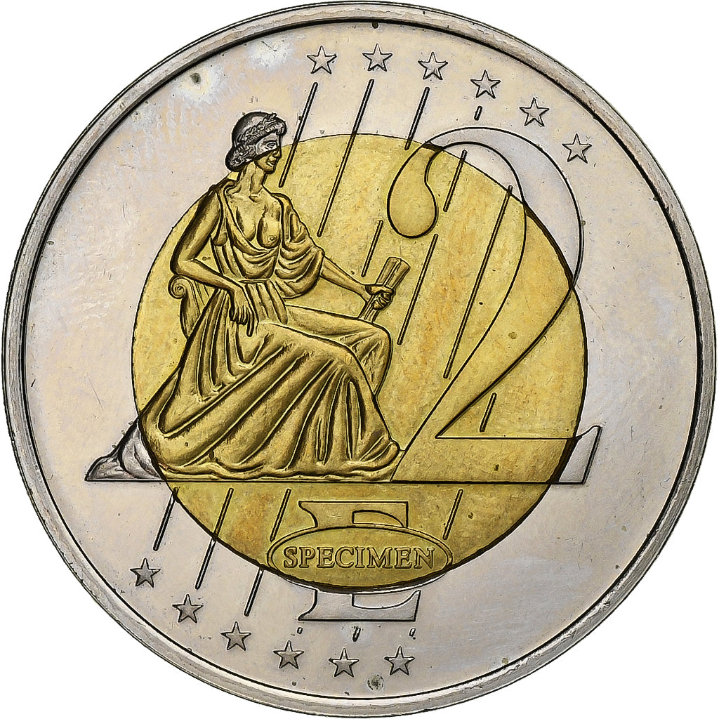 Andorra, 2 Euro, 2003, Copper, unofficial private coin, MS(63)