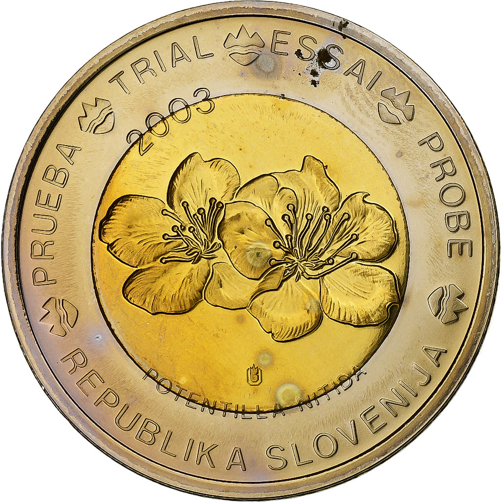 Slovénie, 2 Euro, unofficial private coin, 2003, Cuivre plaqué acier, FDC
