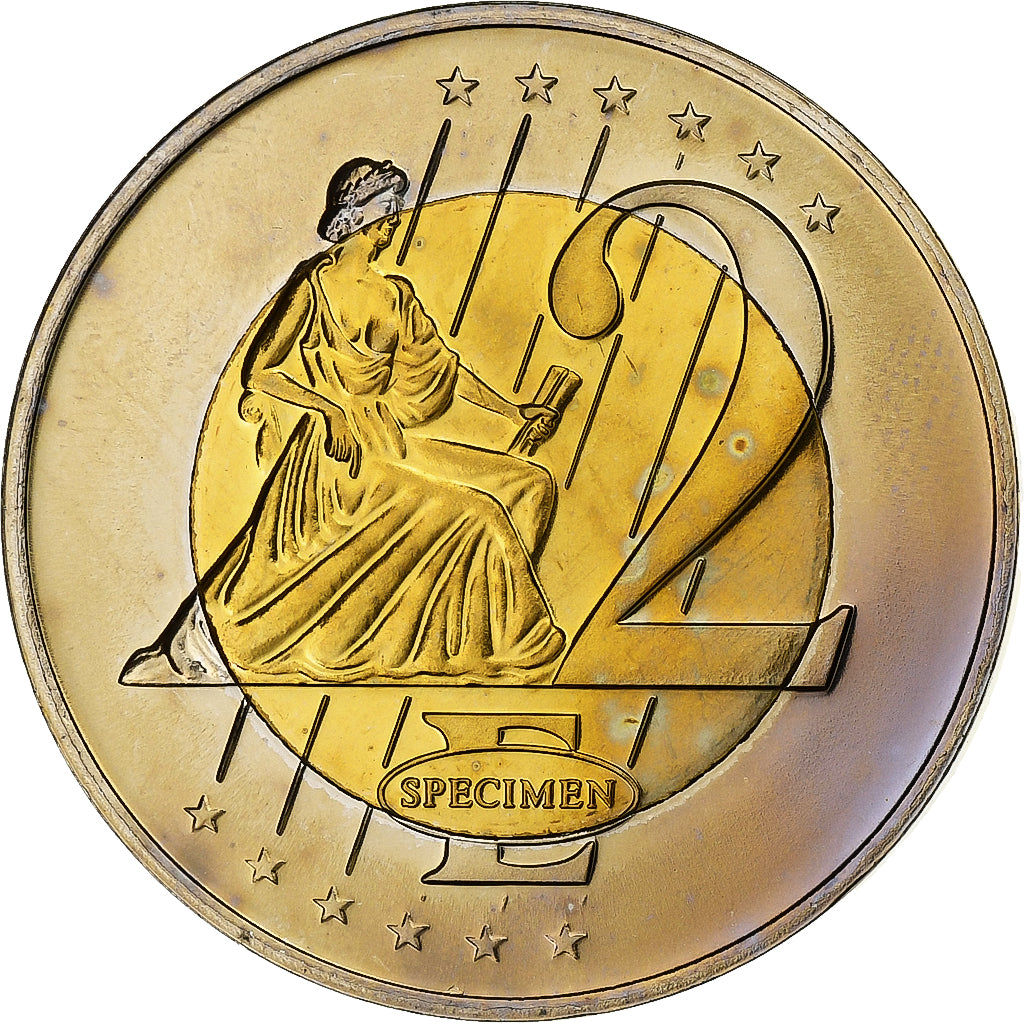 Slovénie, 2 Euro, unofficial private coin, 2003, Cuivre plaqué acier, FDC