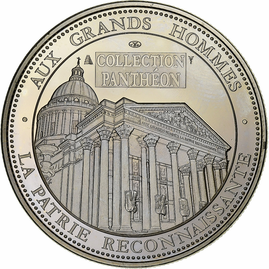 France, Médaille, Collection Panthéon, Jean-Jacques Rousseau, Cupro-nickel