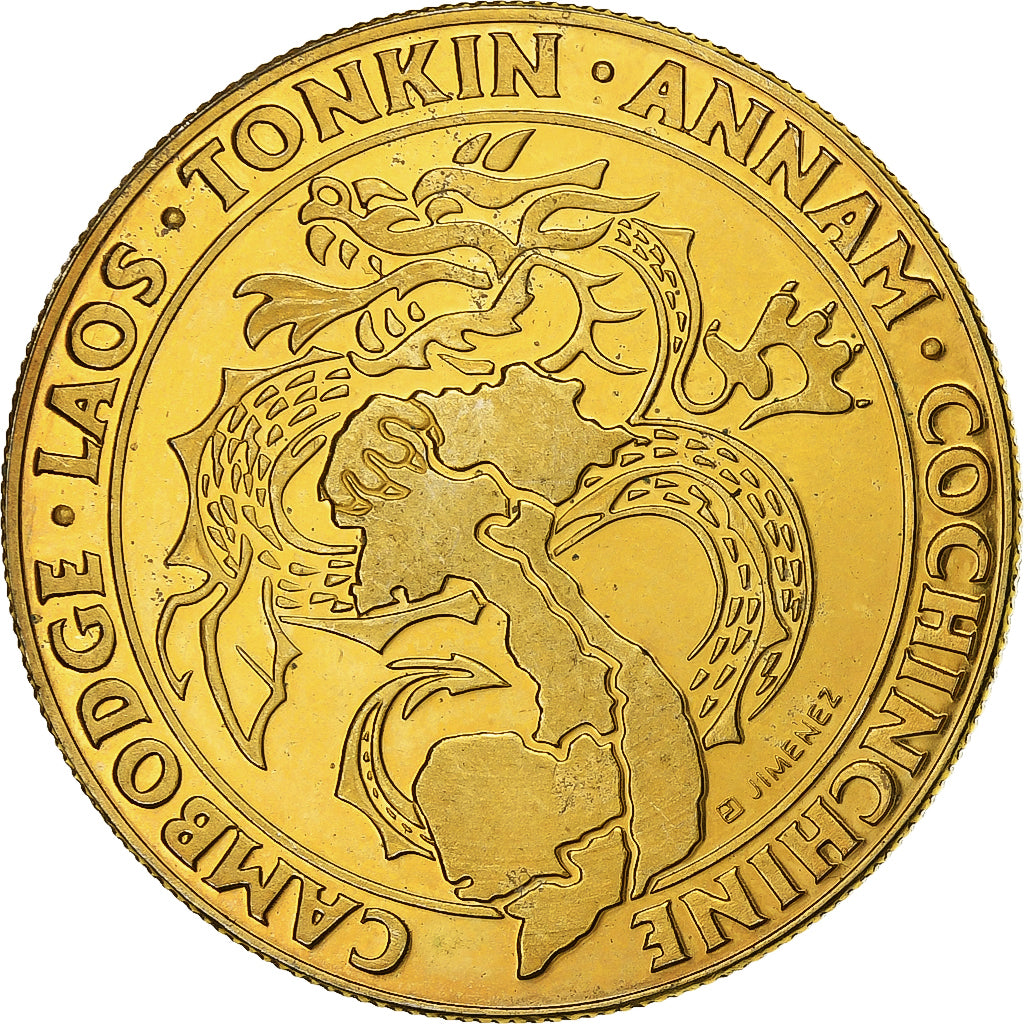 France, Médaille, Hommage aux Combattants de la Campagne d'Indochine, Copper