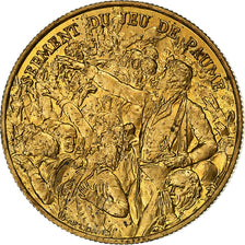Francja, medal, Révolution Française, Serment du Jeu de Paume, 1989, Brązowy