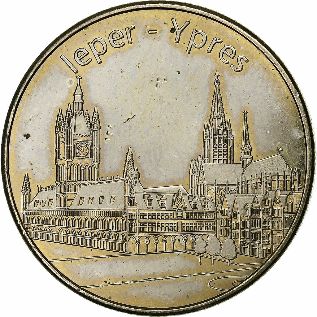 Belgien, Medaille, Belgian Heritage, Ypres, Kupfer-Nickel, SS+
