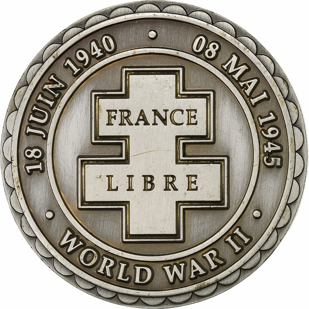 Francia, medaglia, Forces Françaises Libres, Métal, SPL