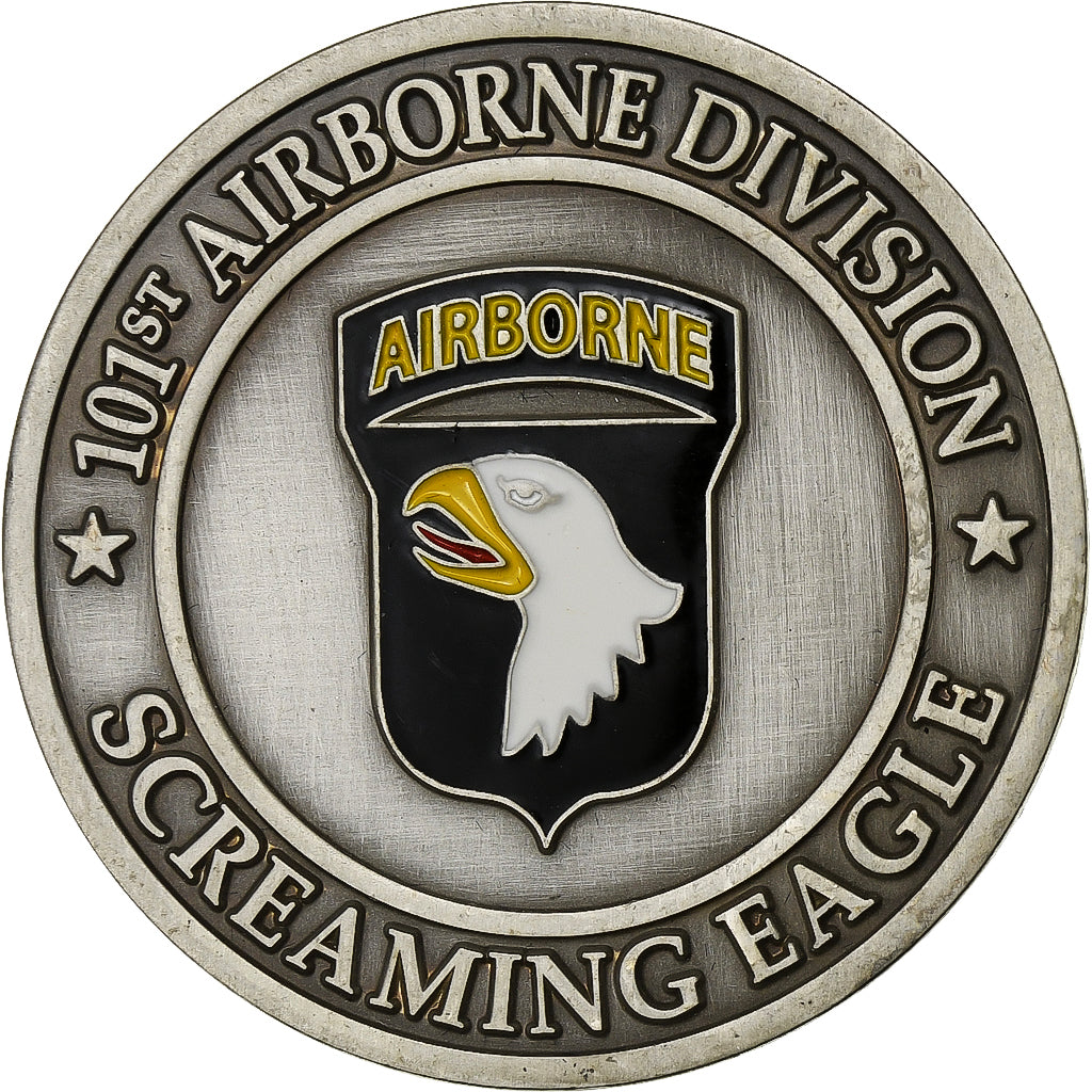 France, Jeton, Airborne - 101 st Division, Cupro-nickel Aluminium, Souvenirs et