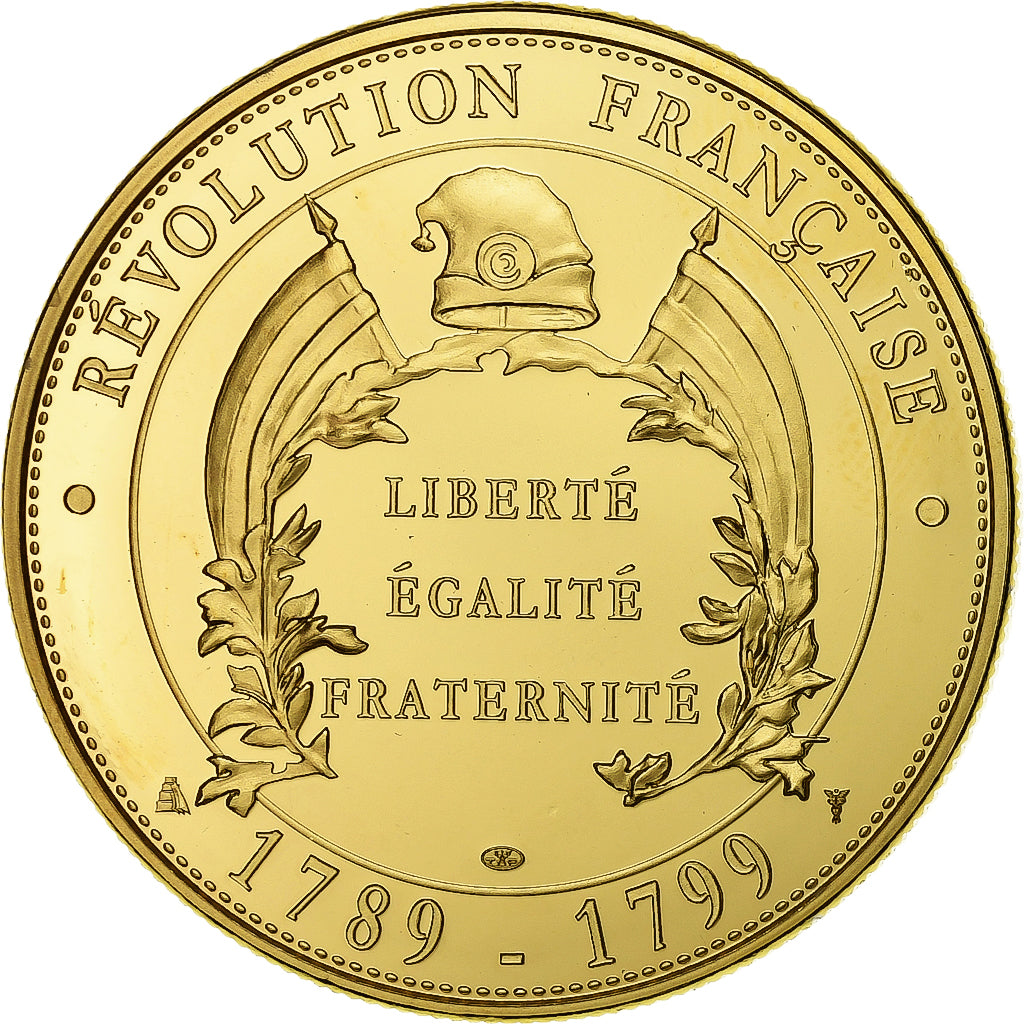 Frankrijk, Medaille, Révolution française, Marie-Antoinette à la Guillotine