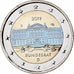 Germany, 2 Euro, Bundesrat, Colourized, 2019, Munich, Bi-Metallic, MS(63)