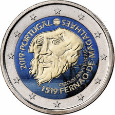Portugal, 2 Euro, Colourized, 2019, Bi-Metallic, MS(63), KM:New