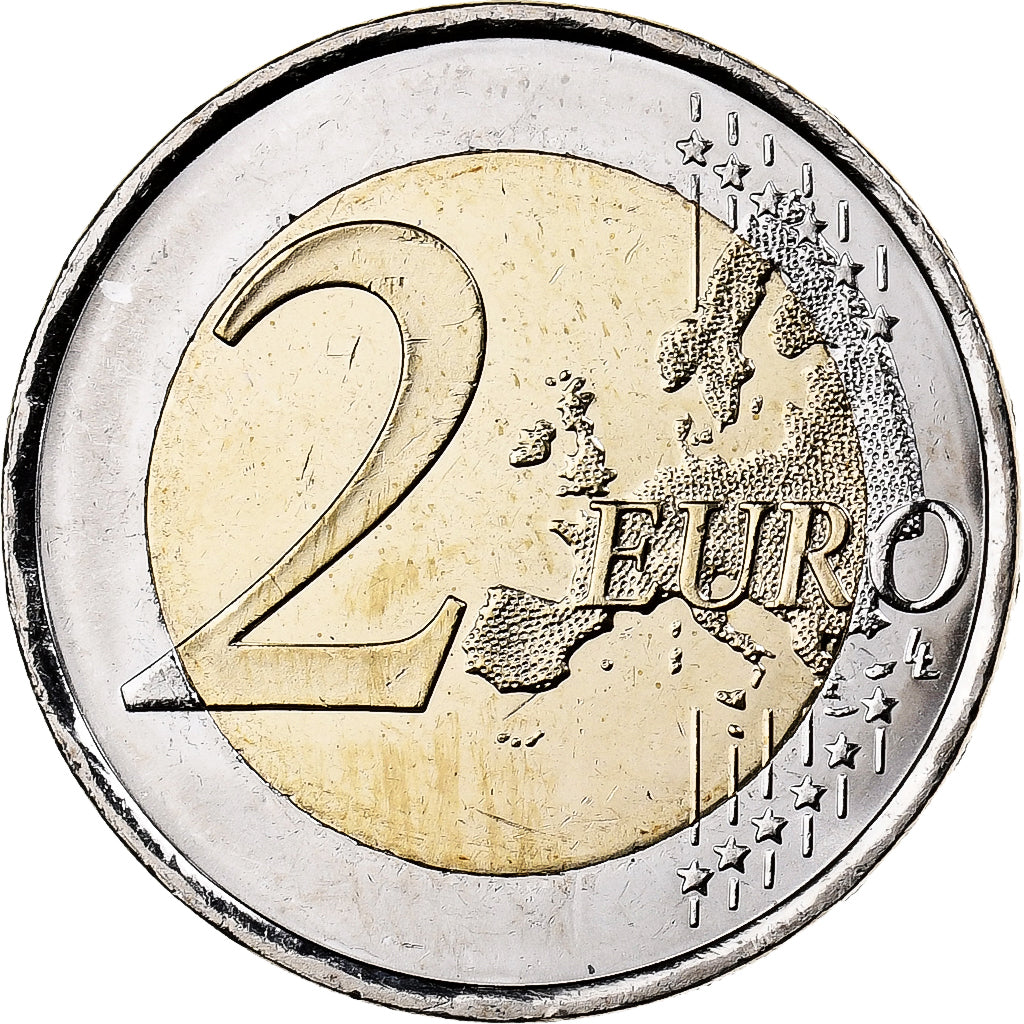 Spain, 2 Euro, Aqueduc de Ségovie, Colourized, 2016, Bi-Metallic, MS(63)