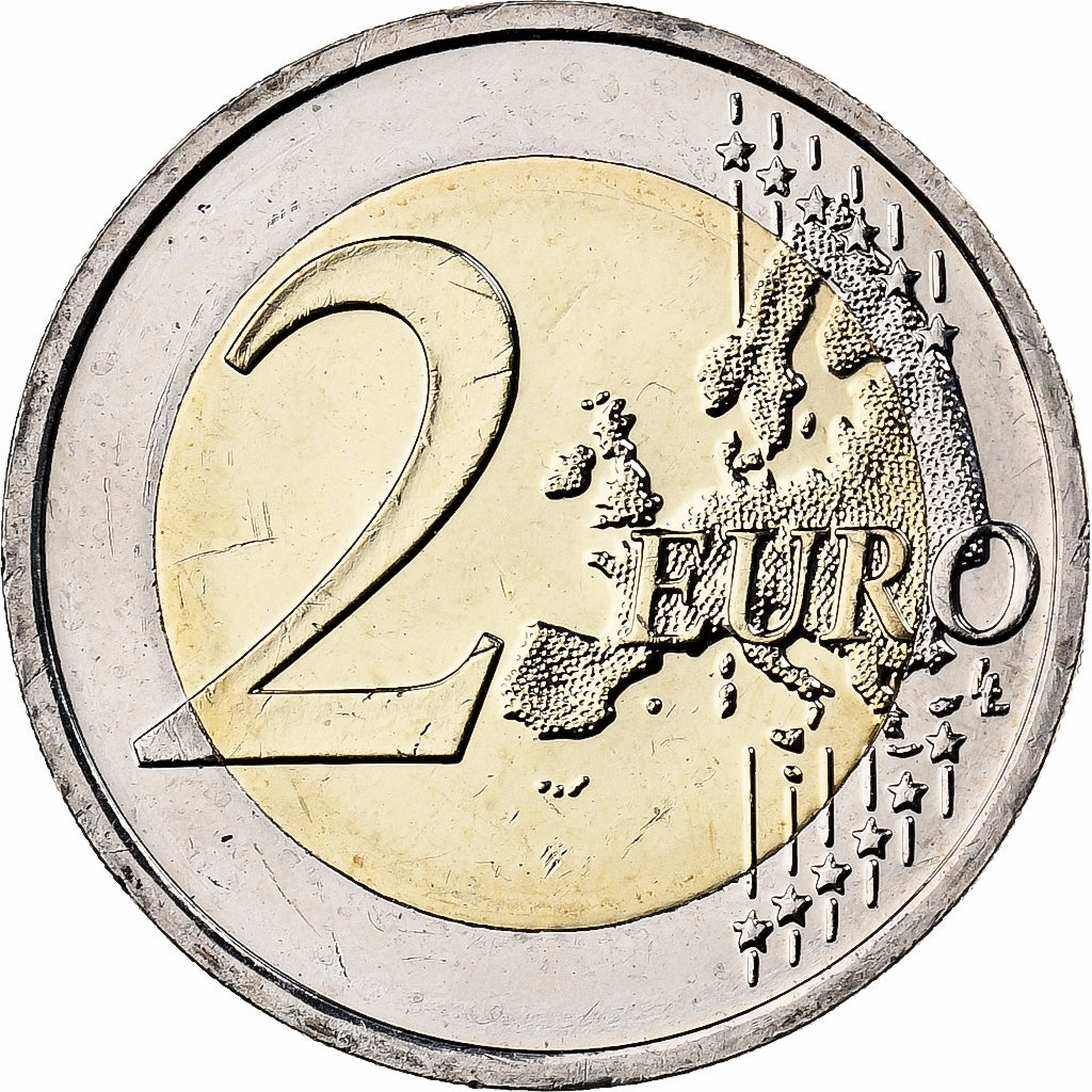 Slowakije, 2 Euro, Présidence de l'UE, 2016, Colourized, UNC-, Bi-Metallic