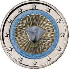 Grèce, 2 Euro, Colorisé, 2018, Bimétallique, SPL