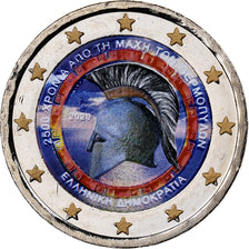Greece, 2 Euro, Colourized, 2020, Bi-Metallic, MS(63), KM:340