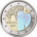 Spain, 2 Euro, Colourized, 2021, Bi-Metallic, MS(63), KM:New
