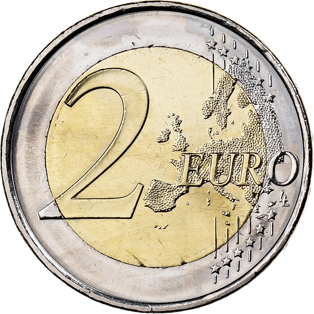 Spain, 2 Euro, Colourized, 2021, Bi-Metallic, MS(63), KM:New