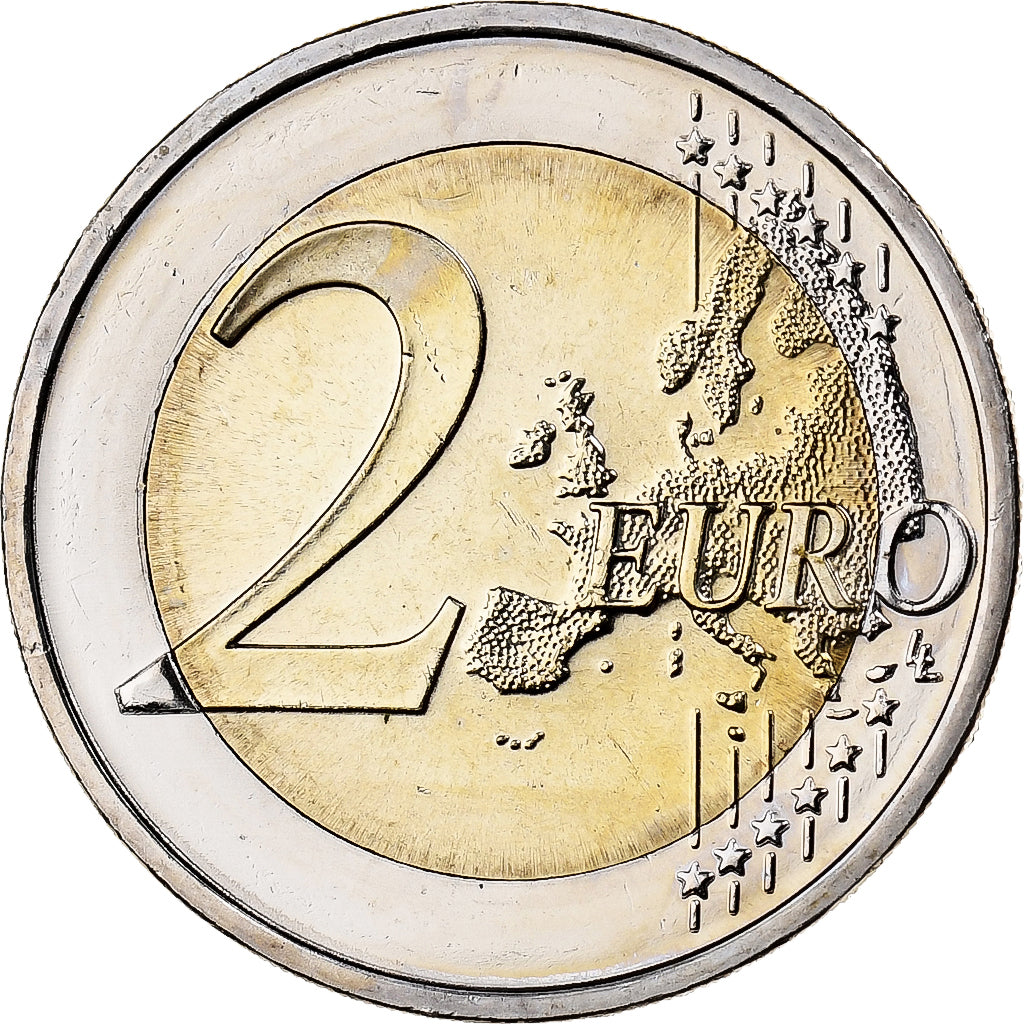 Allemagne, 2 Euro, Sachsen-Anhalt, Colorisé, 2021, Stuttgart, Bimétallique