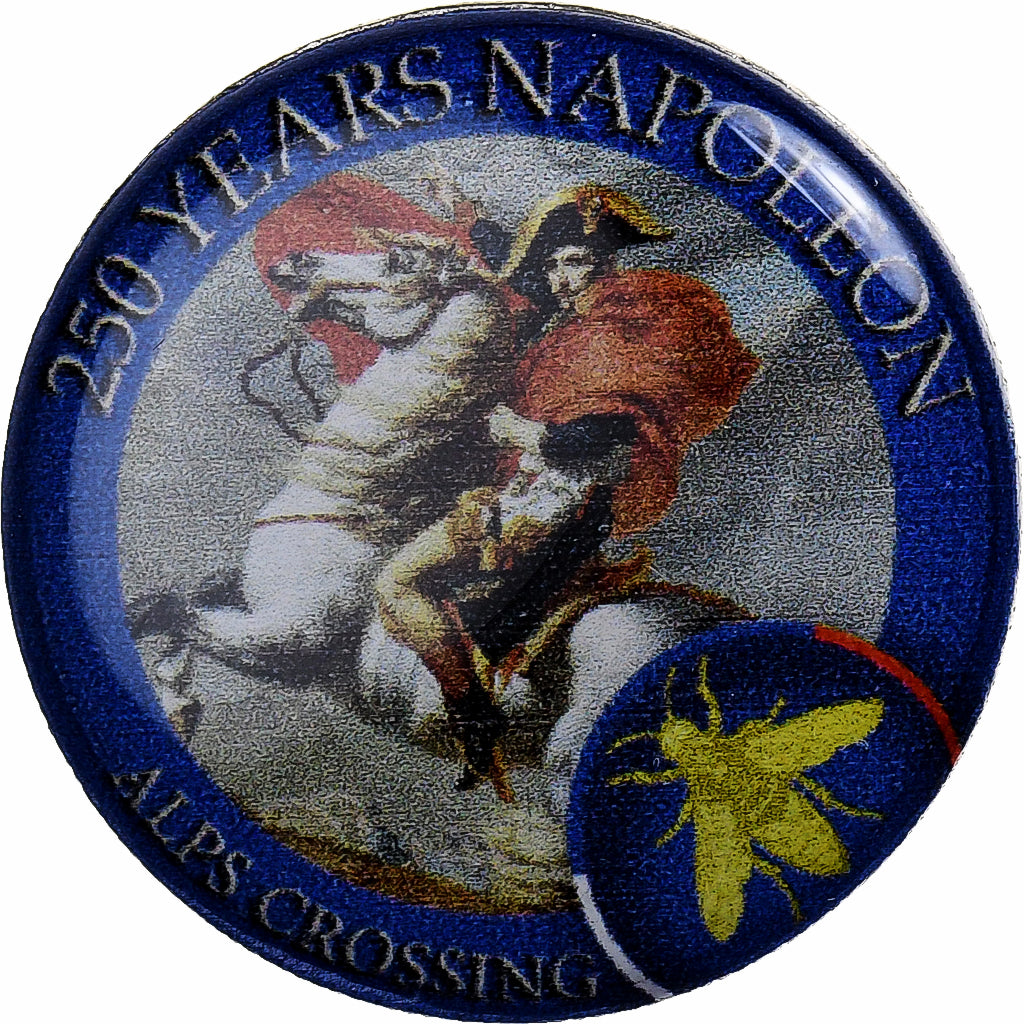 Francja, Franc, Semeuse, 250 Years Napoleon, Alps Crossing, Paris, Nikiel, AU58