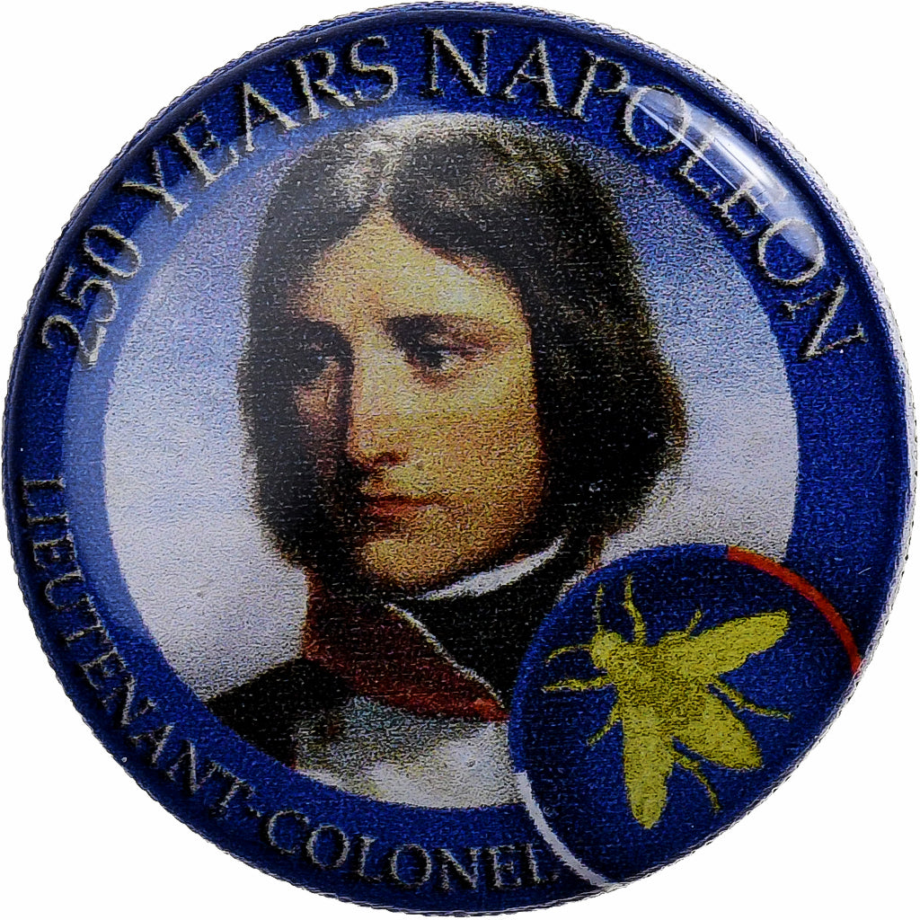 Francja, Franc, Semeuse, 250 Years Napoleon, Lieutenant-Colonel, Paris, Nikiel