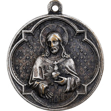 France, Medal, Sacré Coeur de Jésus, Silvered bronze, AU(50-53)