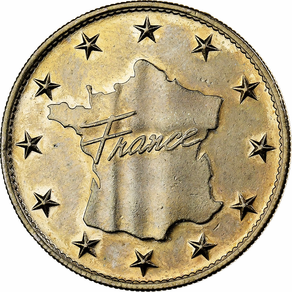 Francia, ficha, Alsace, Rame-nichel-alluminio, France Médailles, BB+