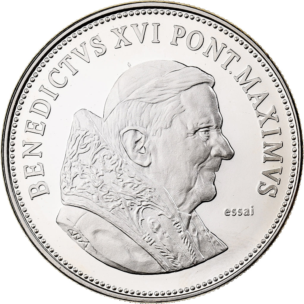 Vatican, Medal, Le Pape Benoit XVI, Copper-nickel, MS(65-70)