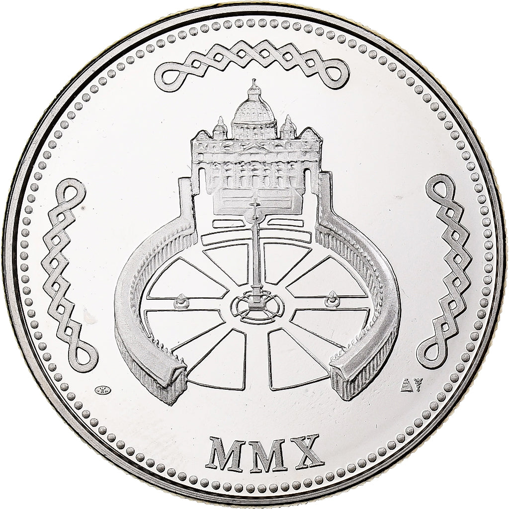 Vatican, Medal, Le Pape Benoit XVI, Copper-nickel, MS(65-70)