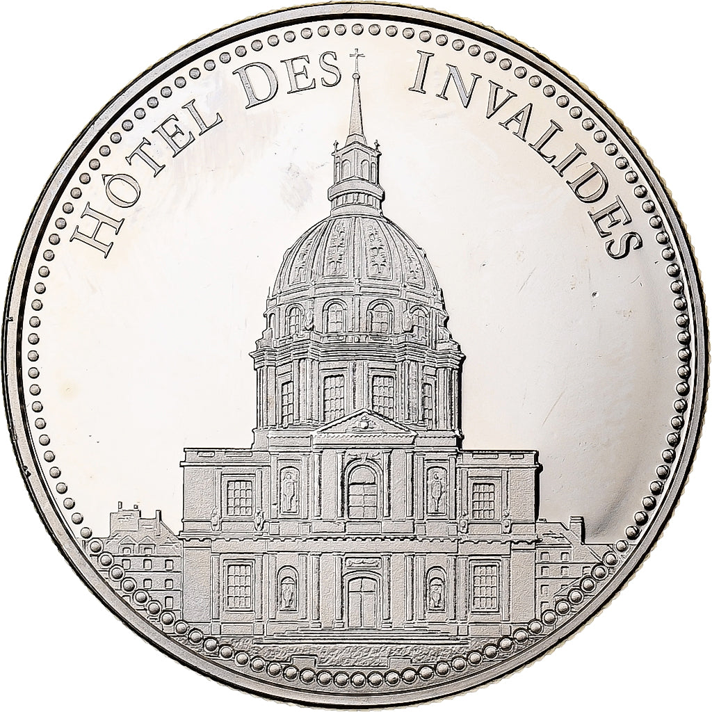 Francia, medaglia, L'Hôtel des Invalides, Paris, Rame-nichel, FDC