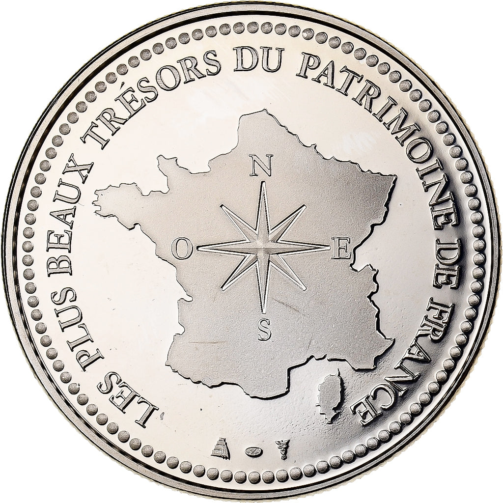 Francia, medaglia, Les plus beaux trésors du patrimoine de France, Mont Saint