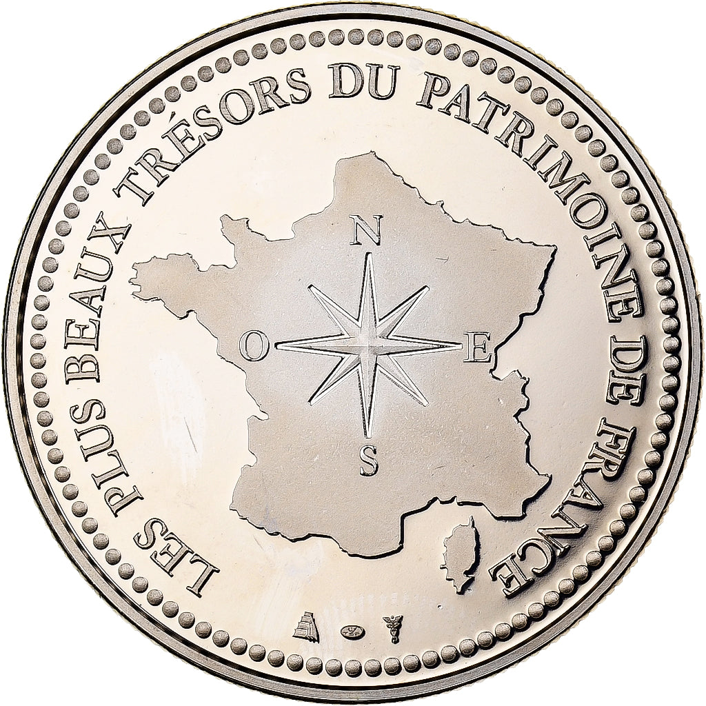 Francia, medaglia, Cathédrale de Reims, Rame-nichel, FDC