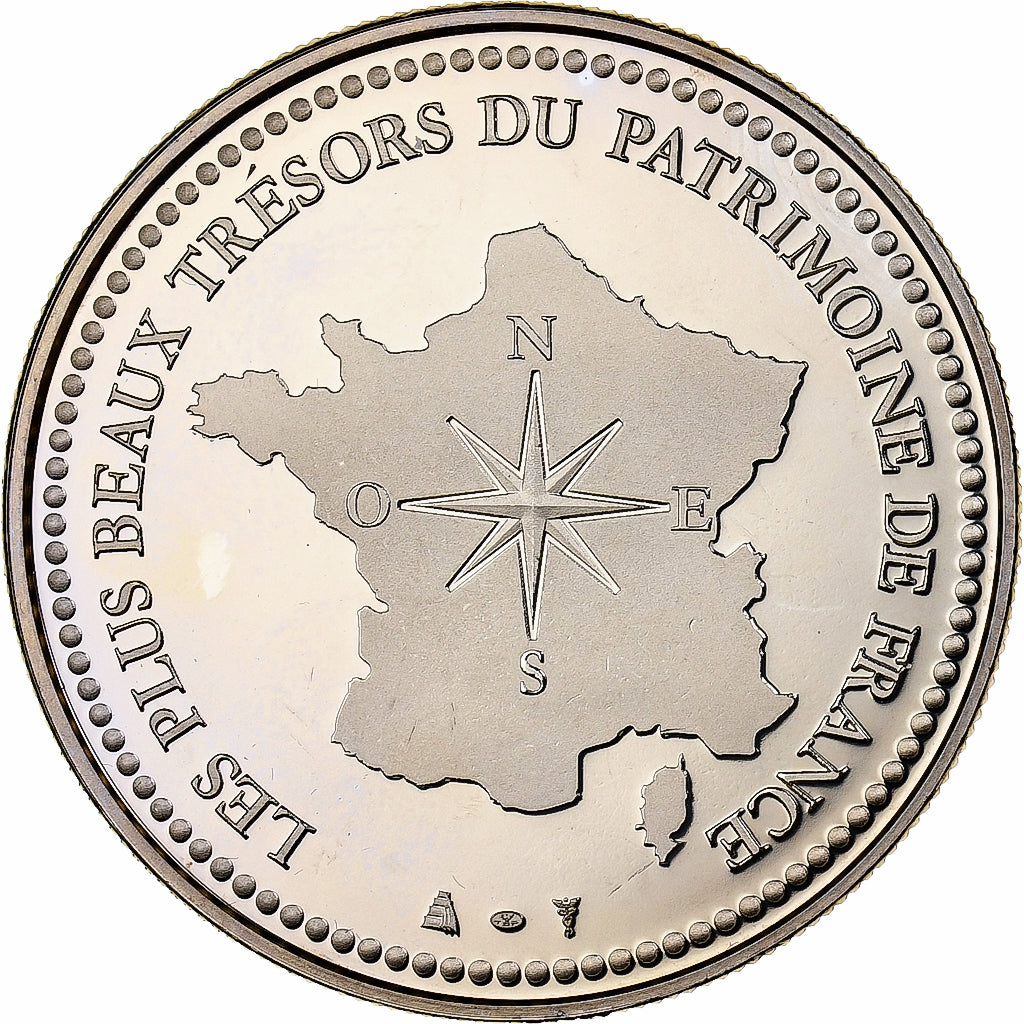 Francia, medaglia, Le Château de Versailles, Rame-nichel, FDC