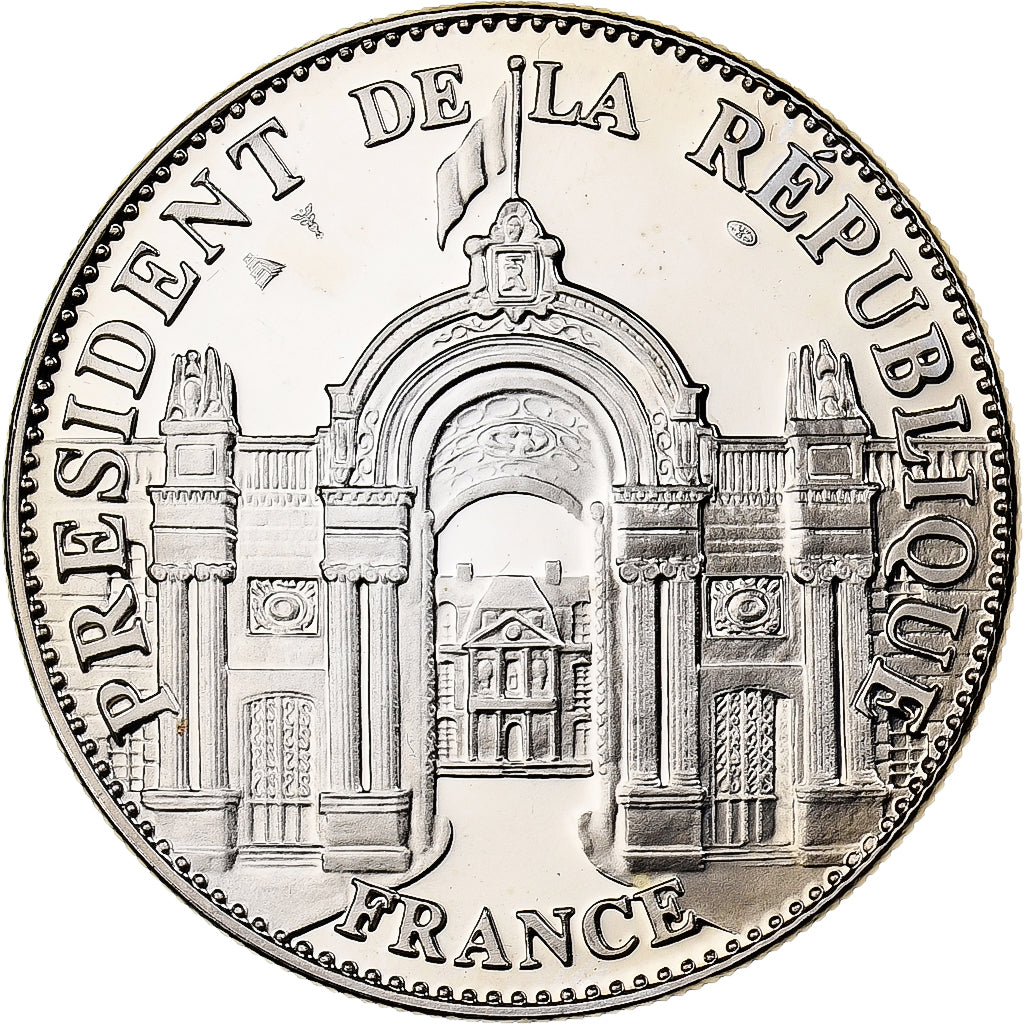 Francia, medaglia, Présidents de la Vème République, Elysée, Rame-nichel