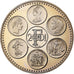 Francia, medaglia, Coq, Fin du Cours Légal du Franc, 2001, Rame-nichel, FDC