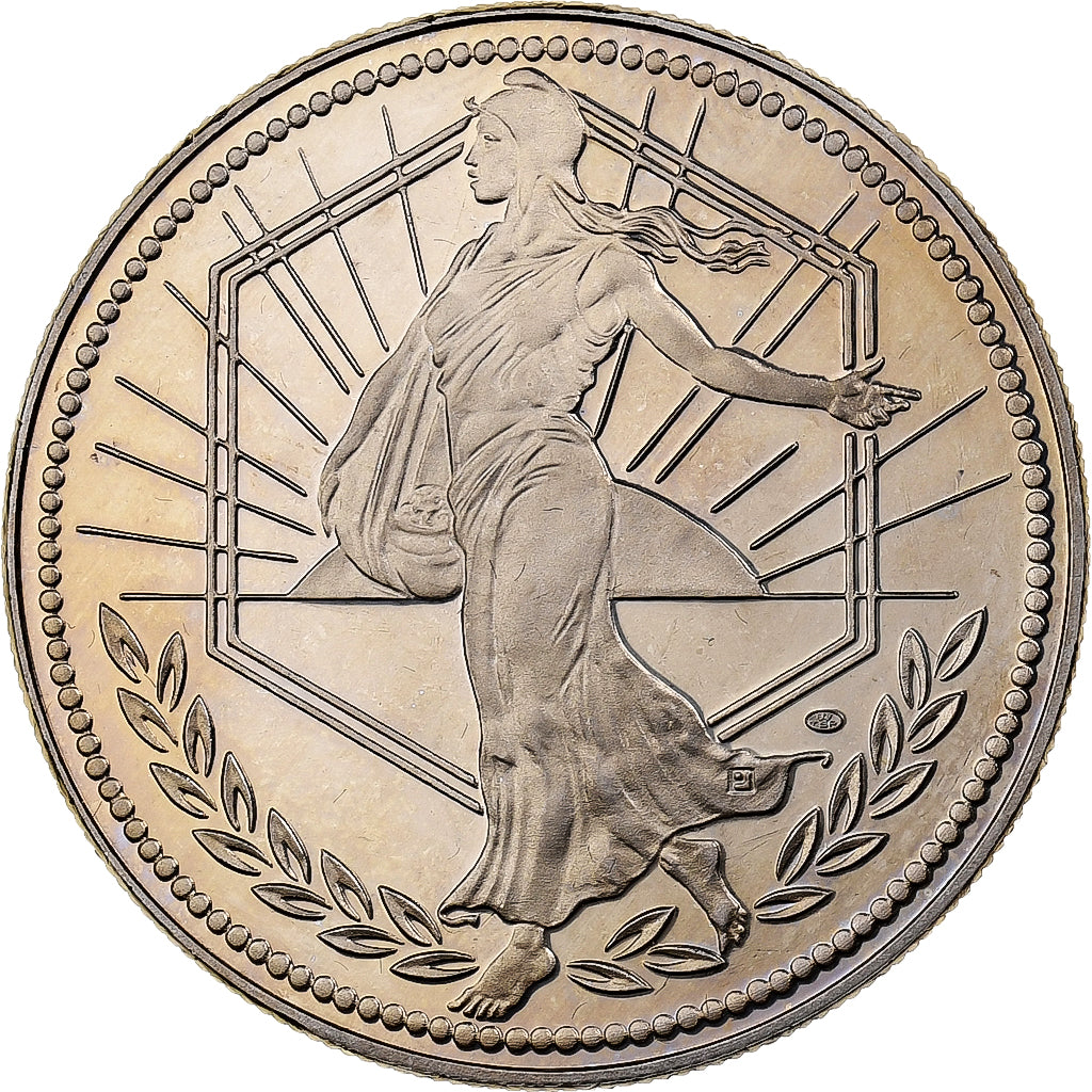 Frankreich, Medaille, L'Europe, La Semeuse, 2001, Kupfer-Nickel, STGL