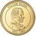 Francia, medaglia, Victor Hugo, Doratura in rame-nichel, FDC