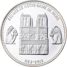 France, Medal, Les Joyaux de Paris, Notre-Dame de Paris, Silver, MS(63)