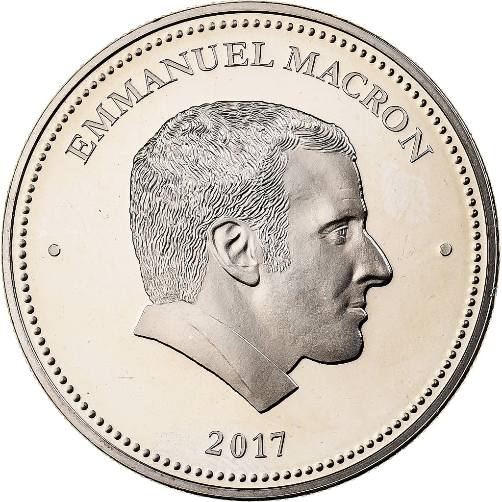 France, Medal, Emmanuel Macron, Président de la République, Copper-nickel