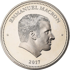 France, Medal, Emmanuel Macron, Président de la République, Copper-nickel