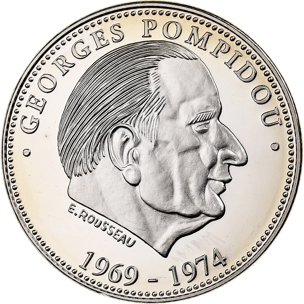 France, Medal, Les Présidents de la République, Georges Pompidou