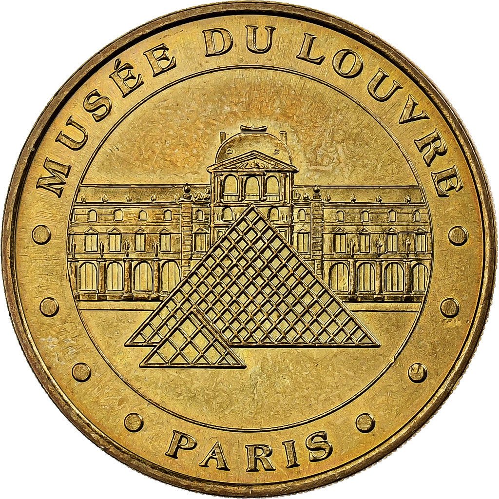 Francia, ficha, Paris - Musée du Louvre n°1, 2000, Rame-nichel-alluminio, MDP