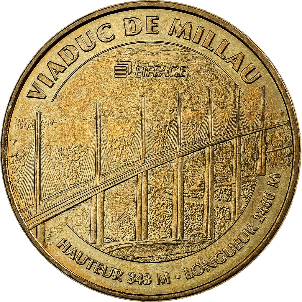 Francia, ficha, 12/ Viaduc de Millau, 2010, Rame-nichel-alluminio, MDP, SPL-